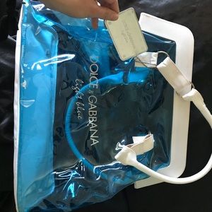 Dolce&Gabbana Light blue translucent bag